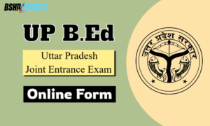 UP BEd Online Form 2026