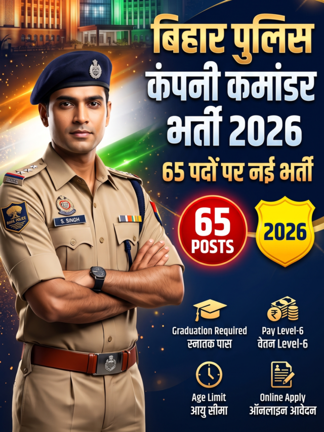 Bihar Police Company Commander Vacancy 2026